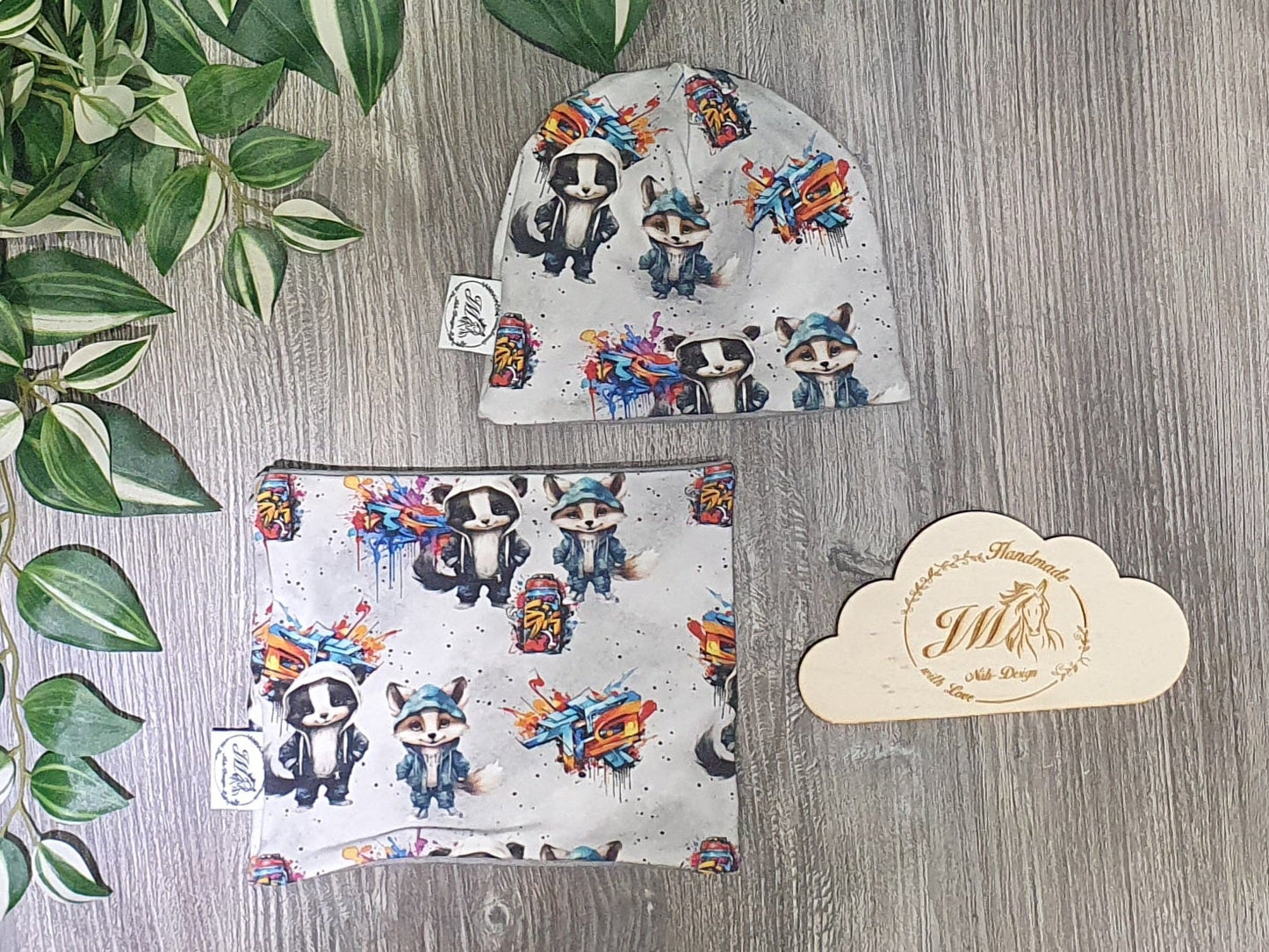 Sofortkauf - Set: Beanie und Loop KU 43 - 45