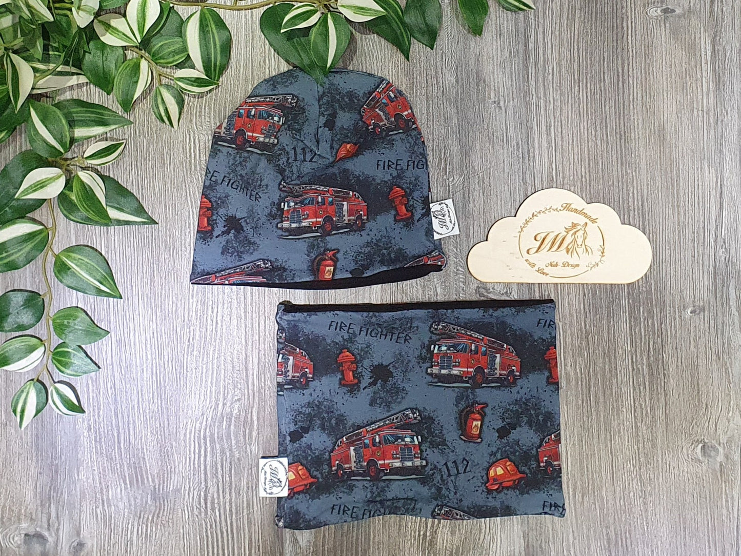 Sofortkauf - Set: Beanie und Loop KU 52 - 55