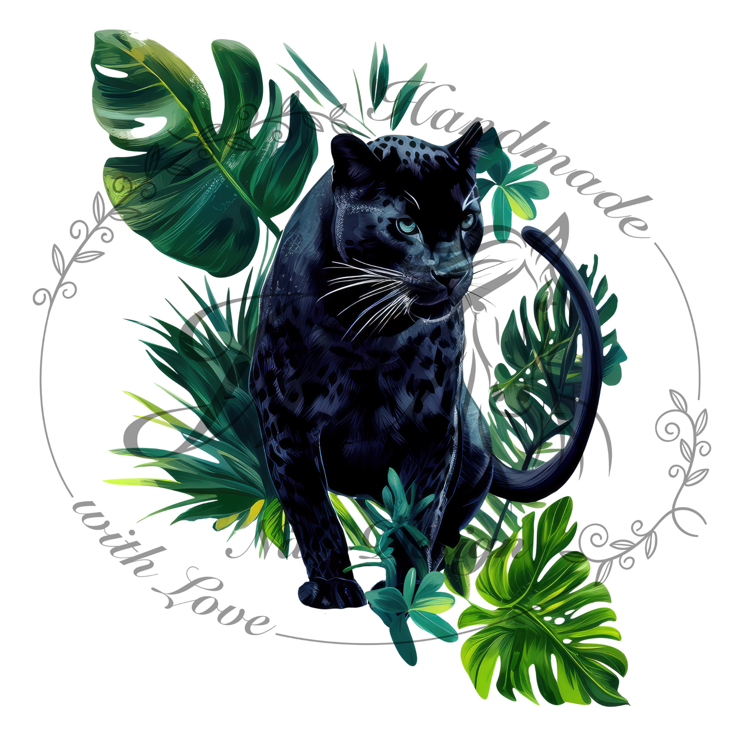 Bügelbild Big panther