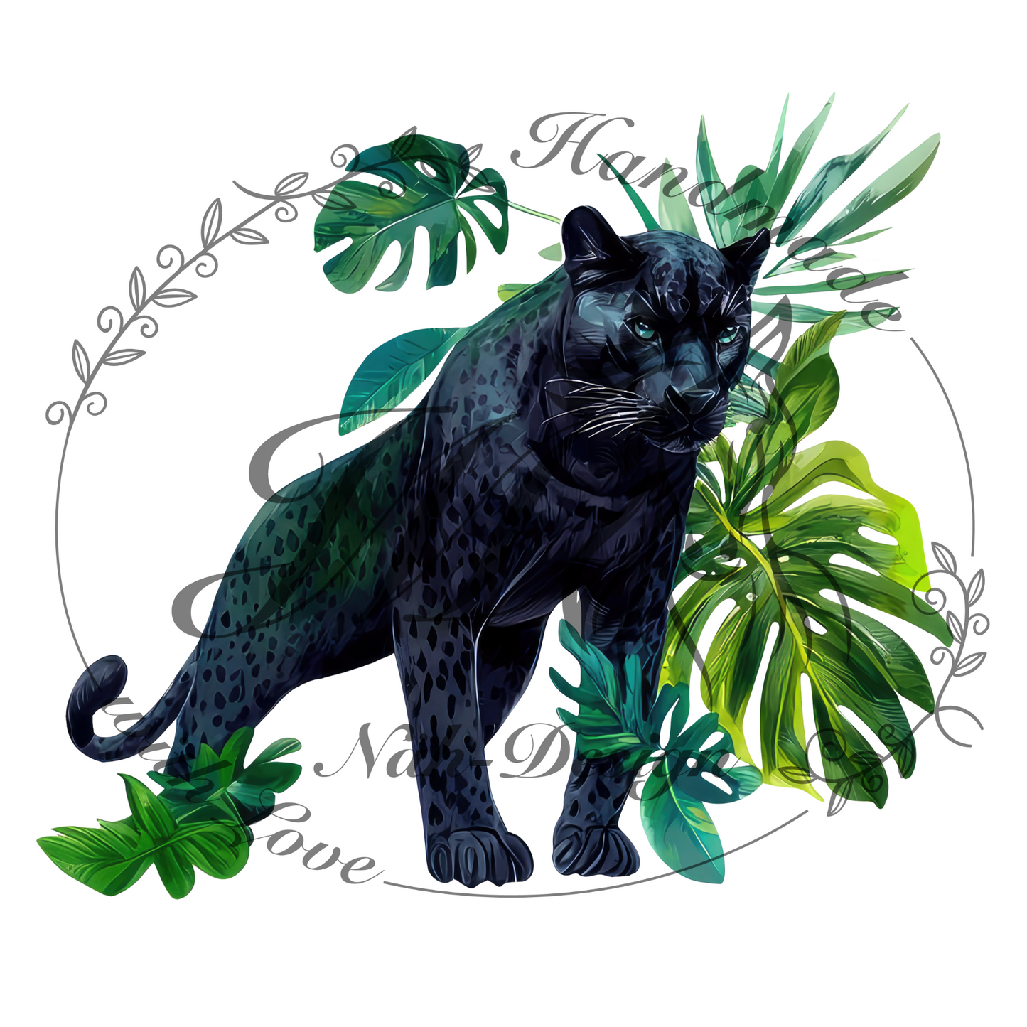 Bügelbild Big panther