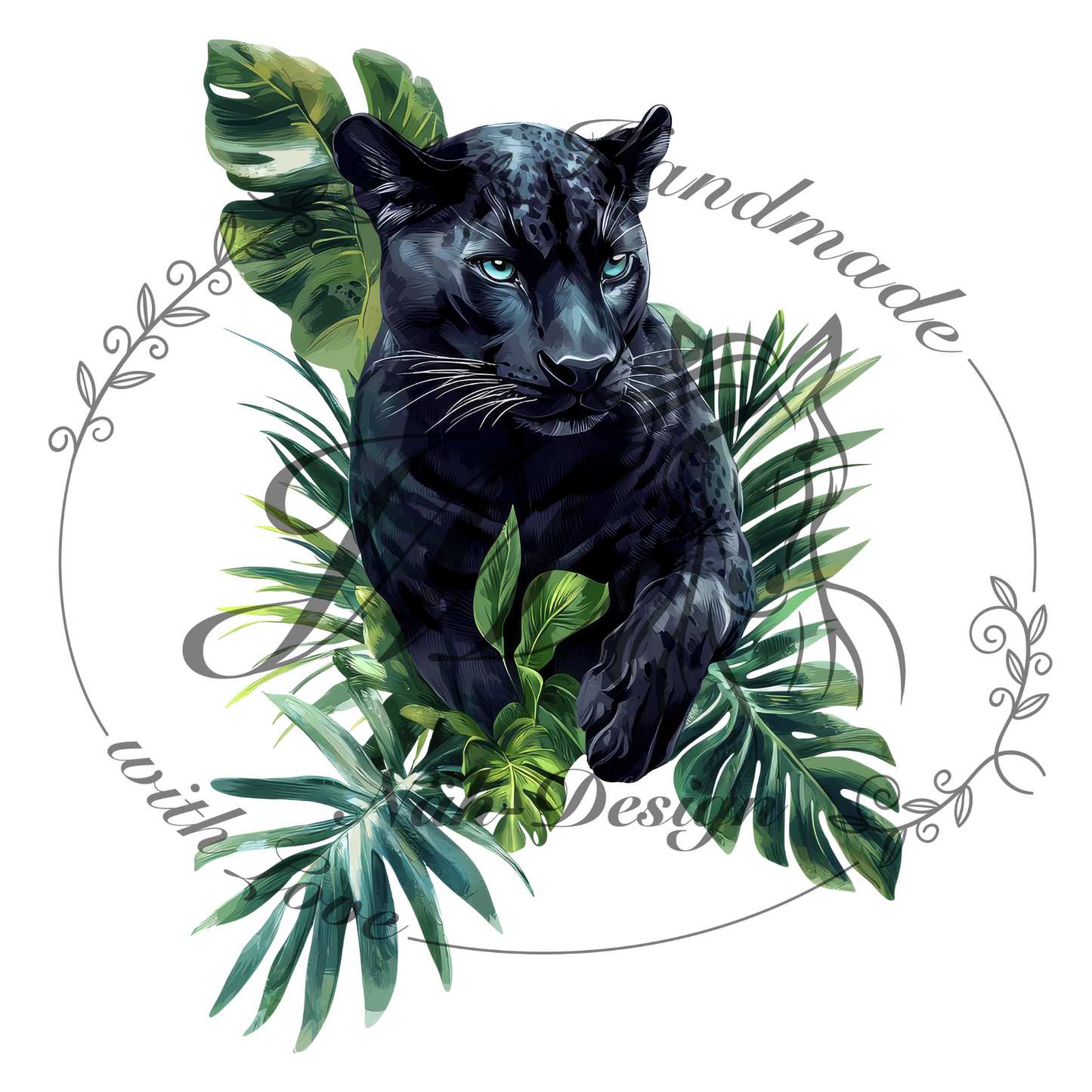 Bügelbild Big panther