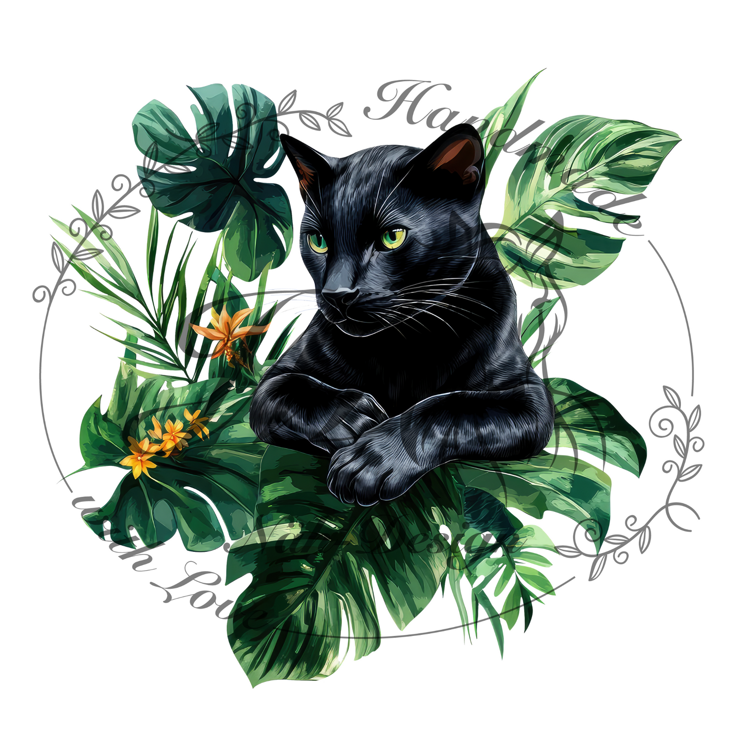 Bügelbild Big panther