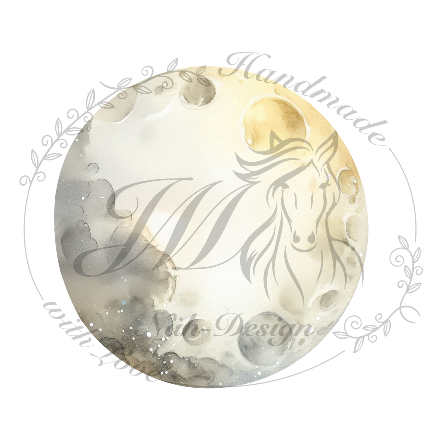 Bügelbild Wolf mom