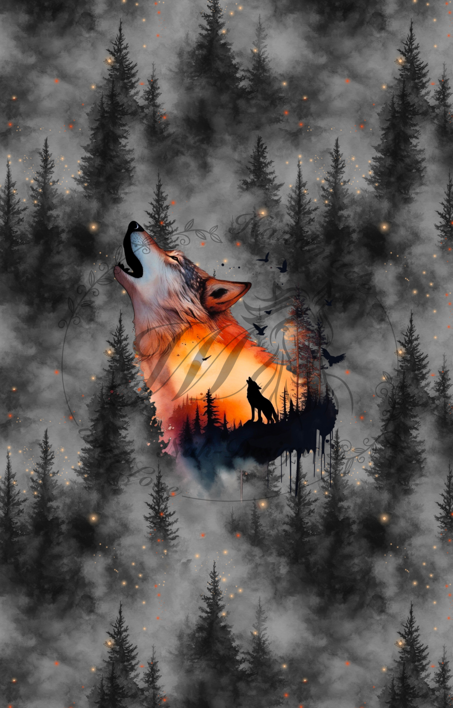 Howling wolf - Night