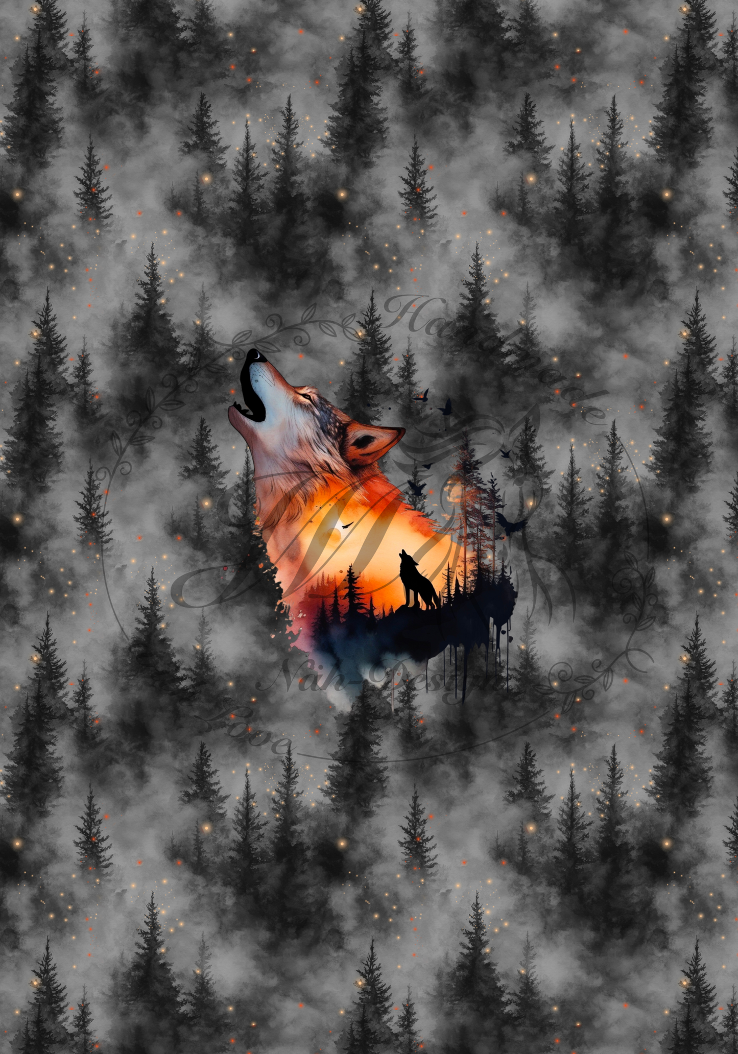 Howling wolf - Night