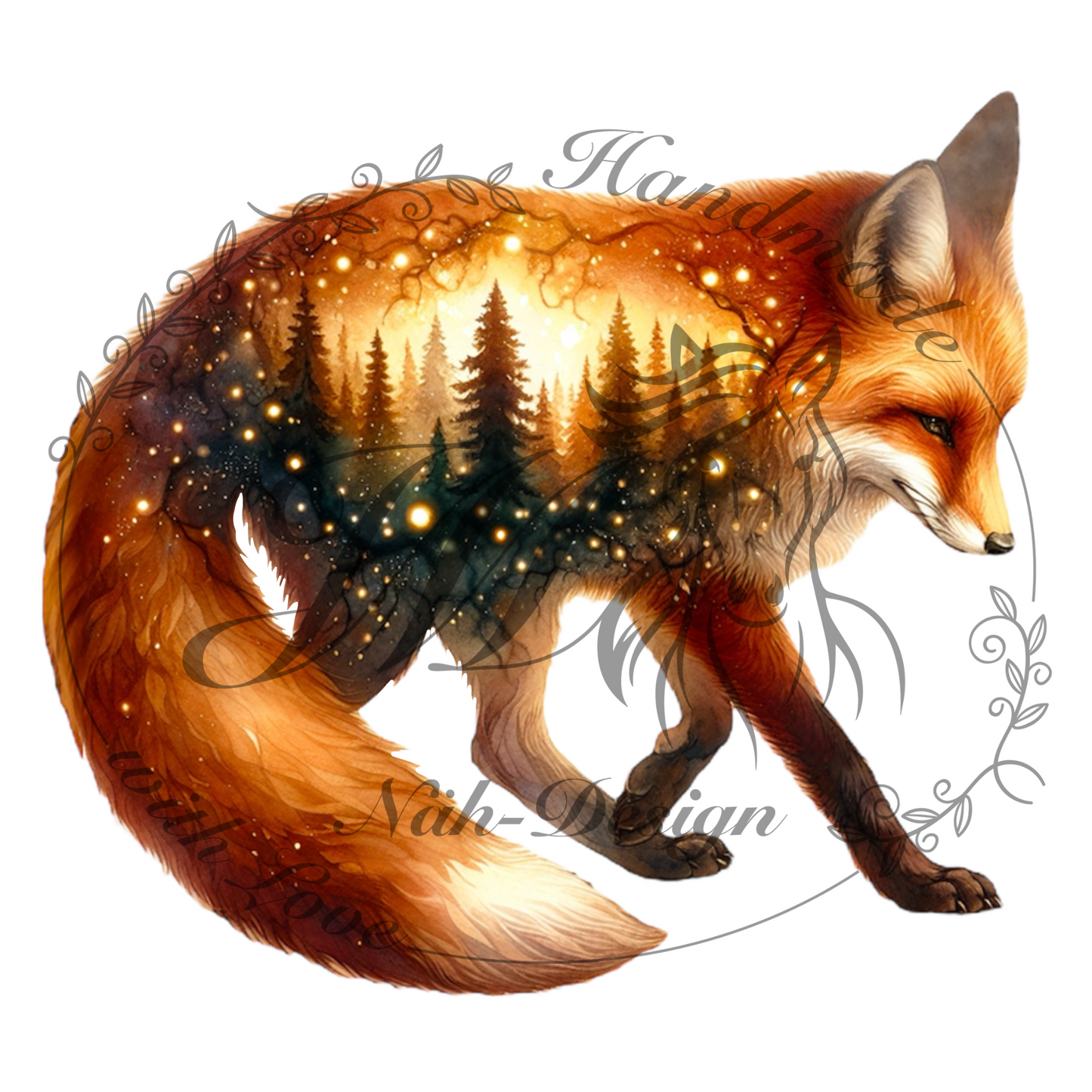 Bügelbild Die Seele des Waldes