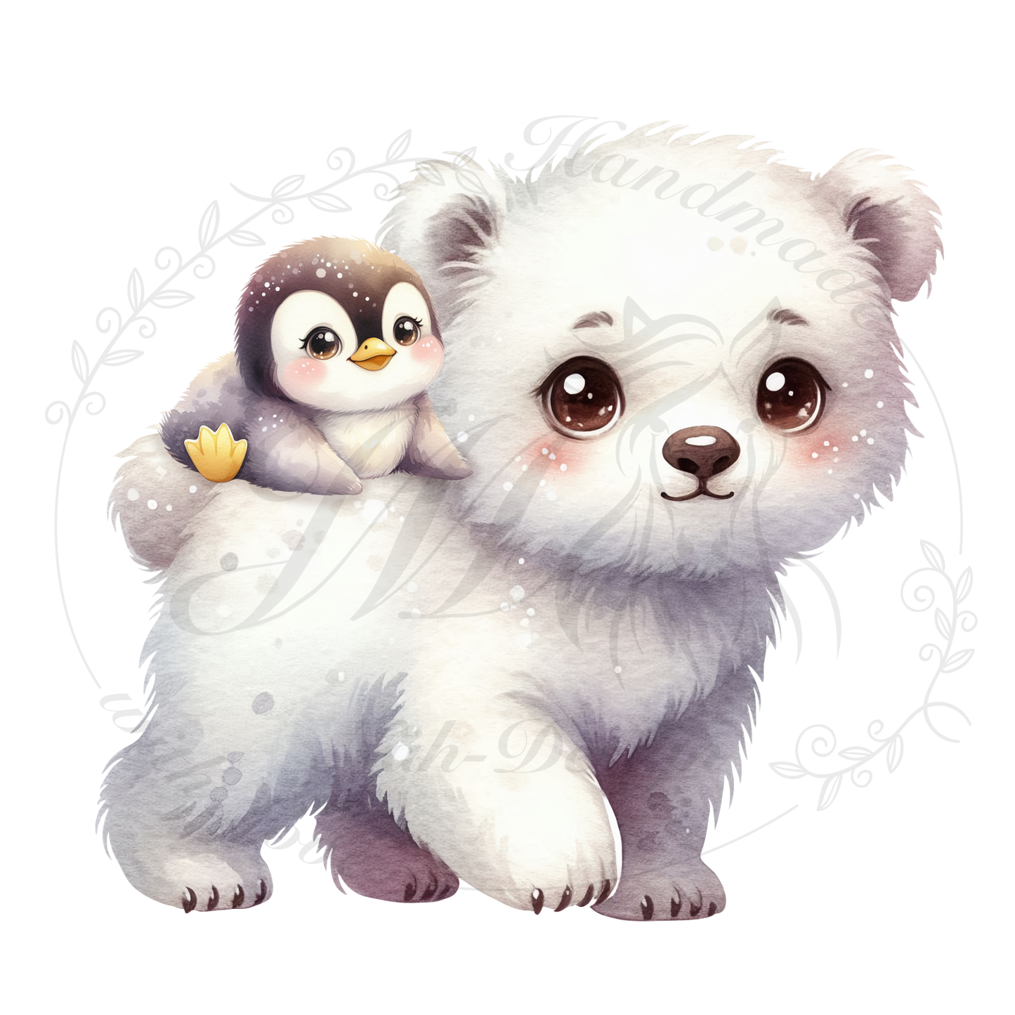 Bügelbild Frostige Freunde