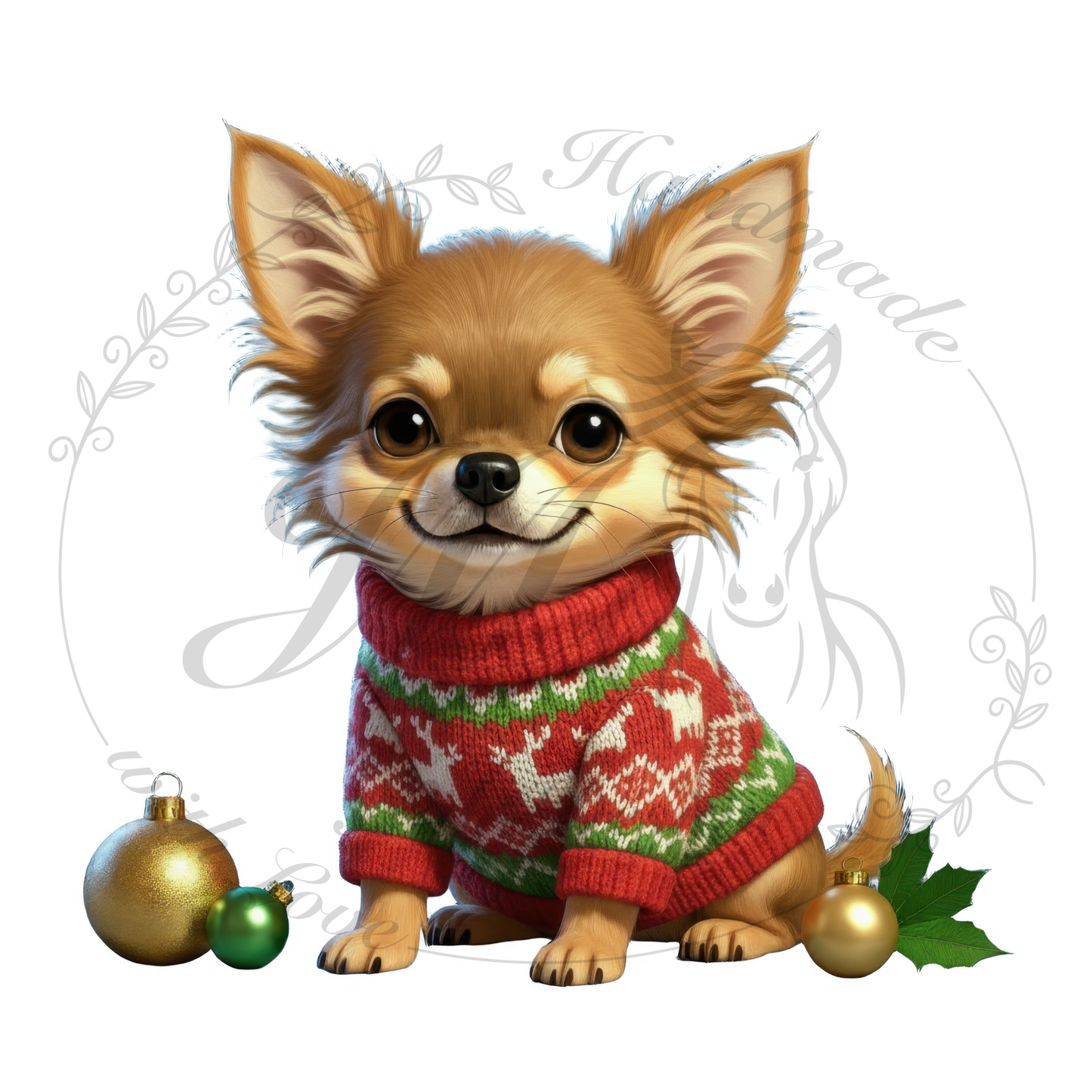 Bügelbild Festliche Fellnasen