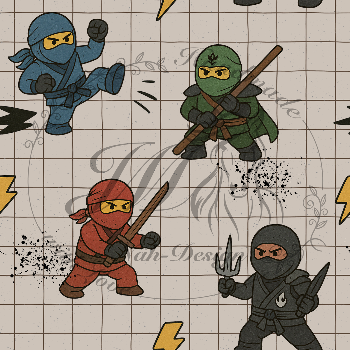 Four Shadow Warriors