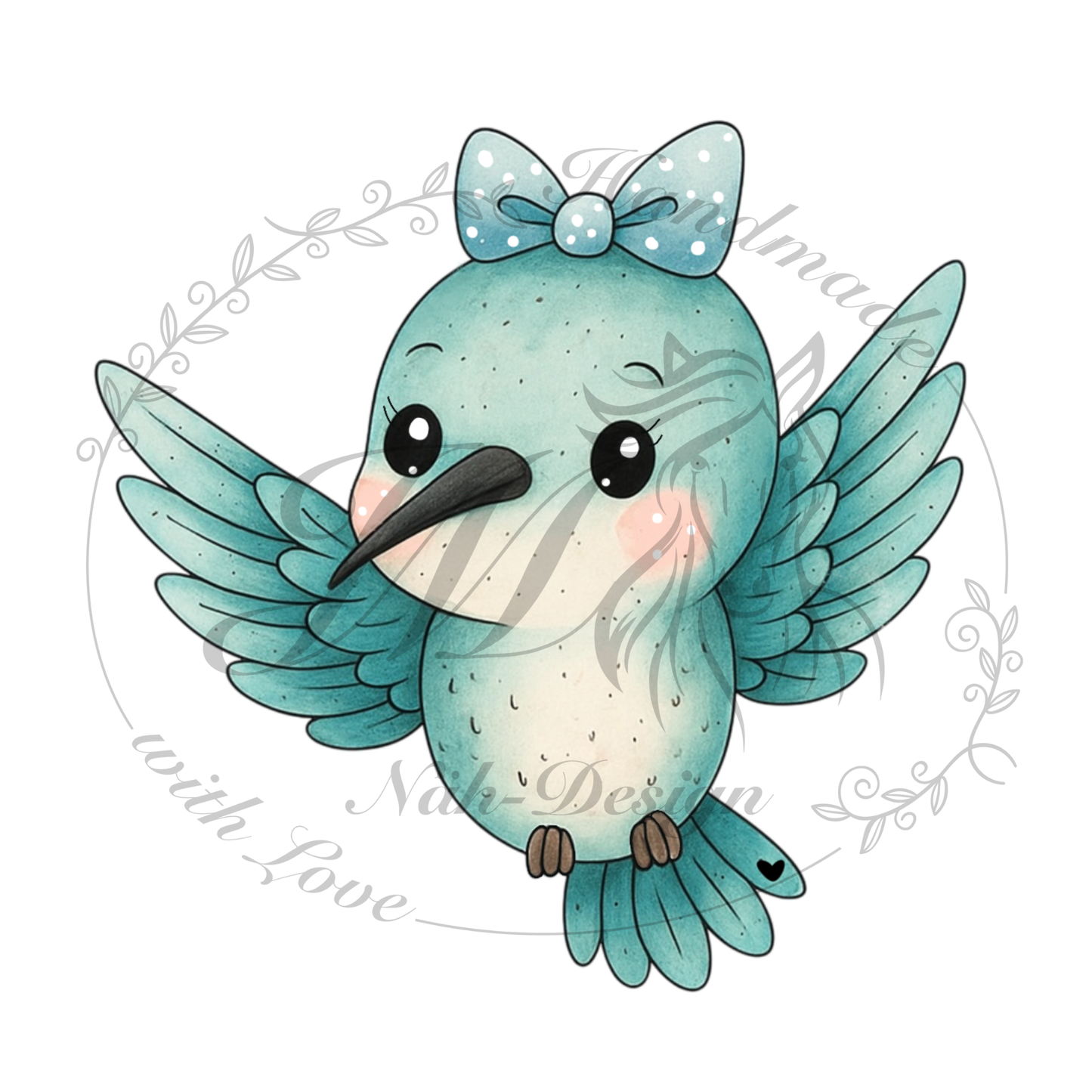 Bügelbild Kolibris