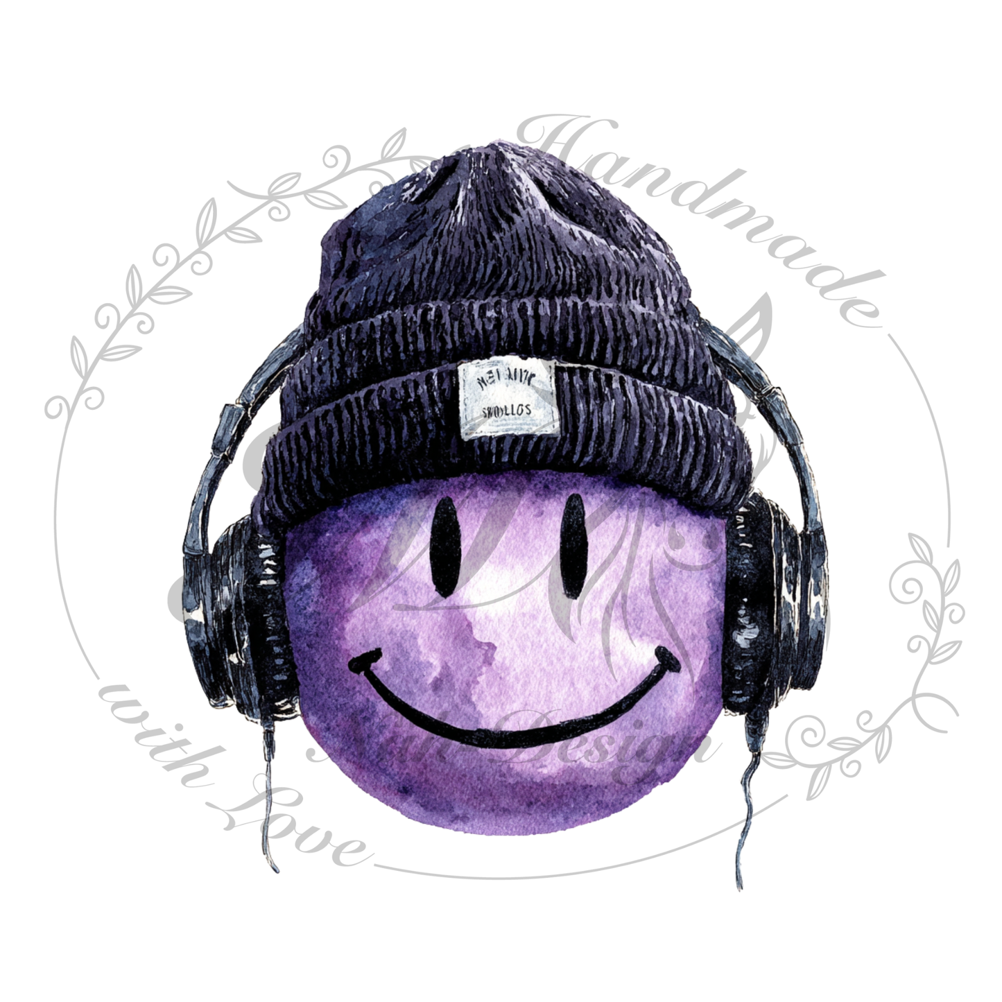 Bügelbild Winter Smileys
