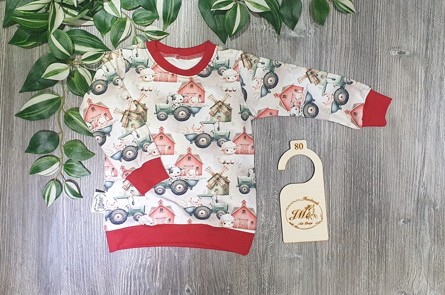 Sofortkauf - Set: Sweater und Pumphose Größe 80