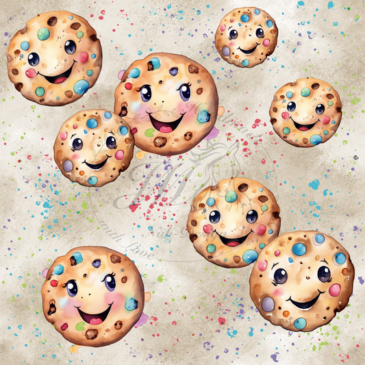 Lagerware - Color Cookie - 0,90 Meter Bio French Terry