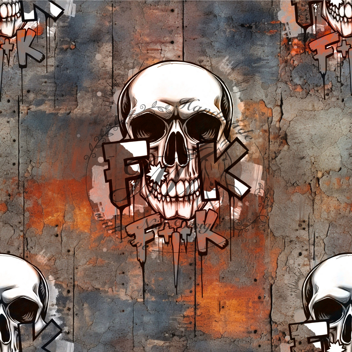 F..K Skull - Braun