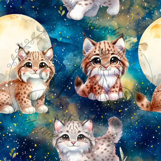Lynx Moon - dark blue