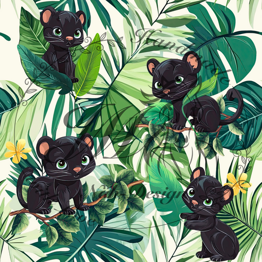 Baby panther - white