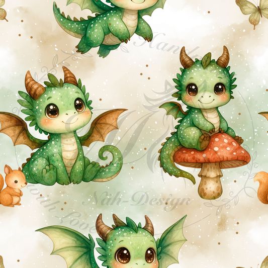Nature green dragon