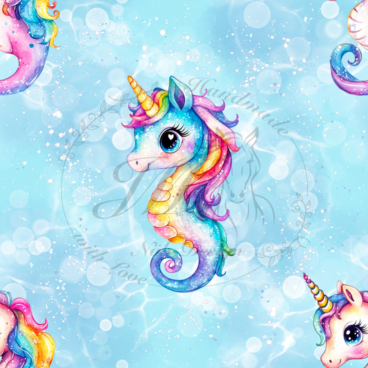 Colorful seahorse