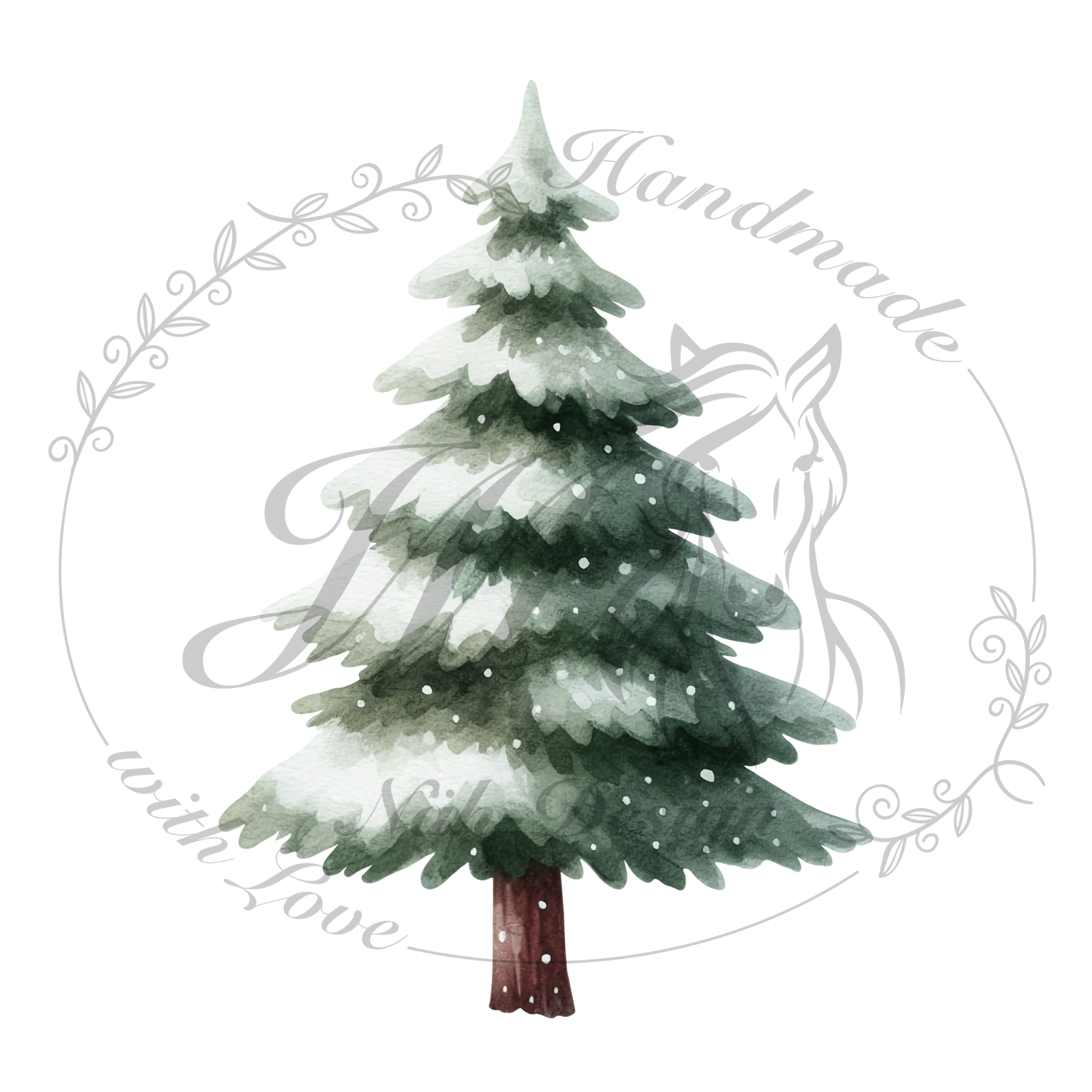 Bügelbild Happy Snow Day