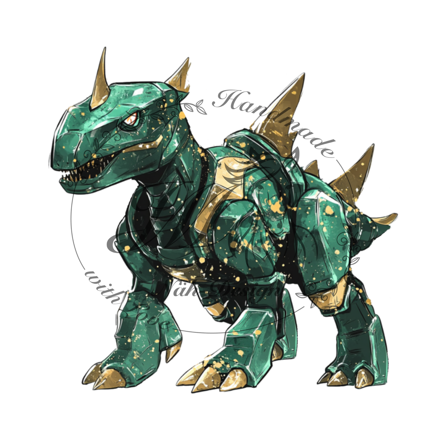 Bügelbilder Power Dinos