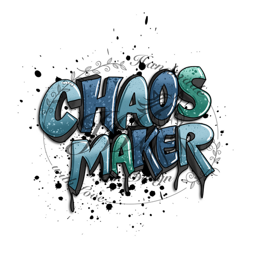 Bügelbild Chaos Maker