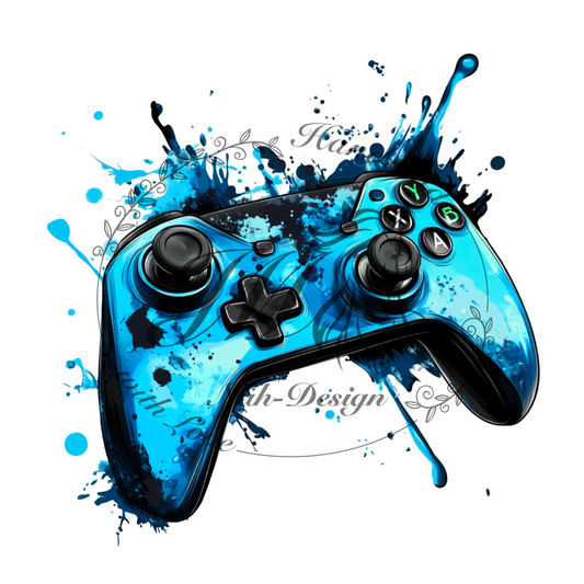 Bügelbild Game on
