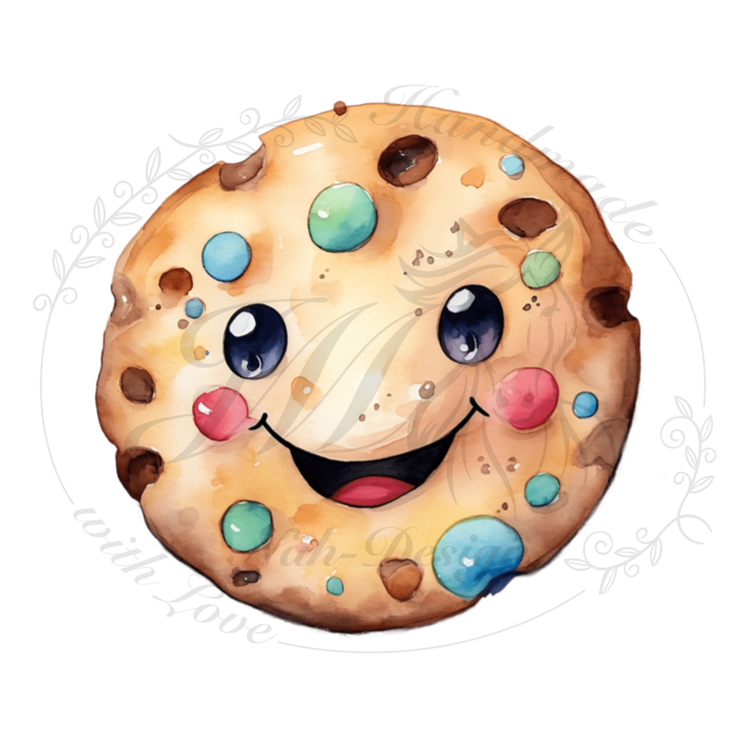 Bügelbild Color Cookie