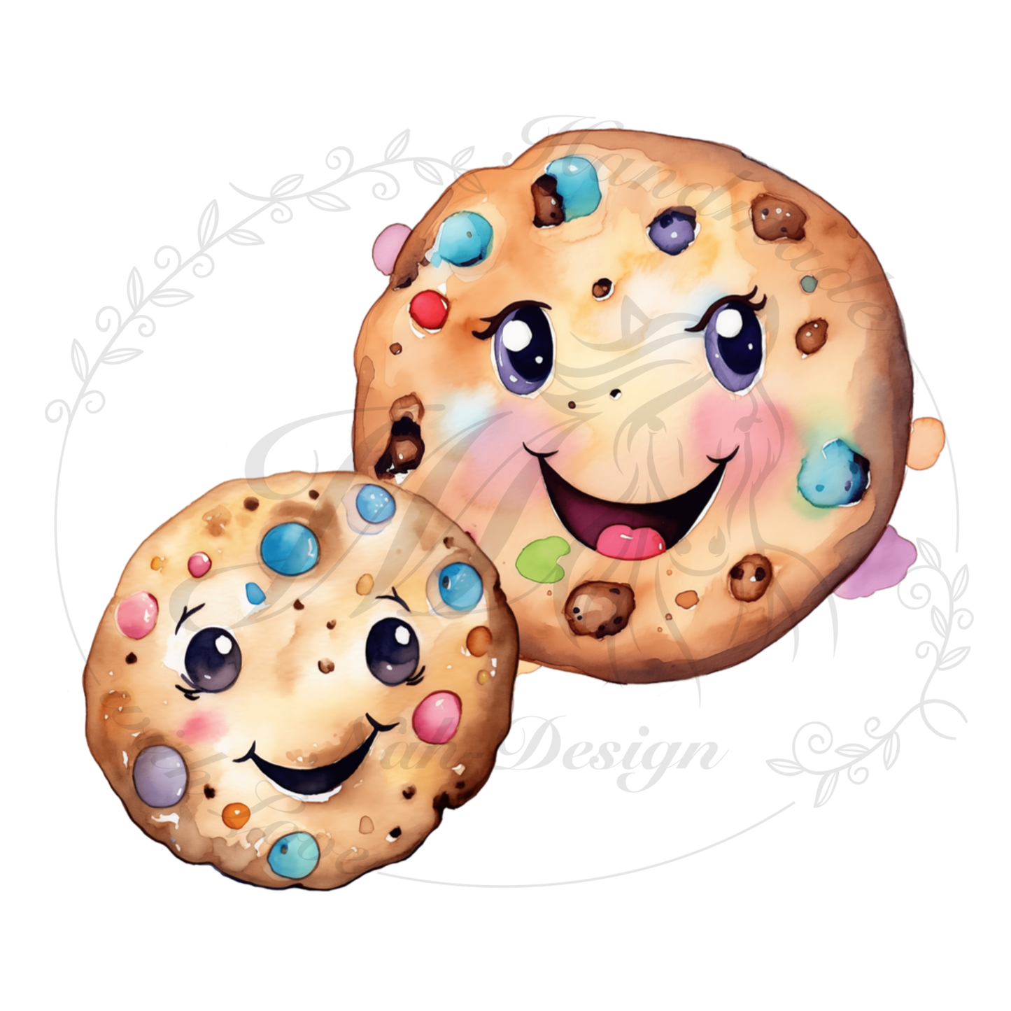 Bügelbild Color Cookie