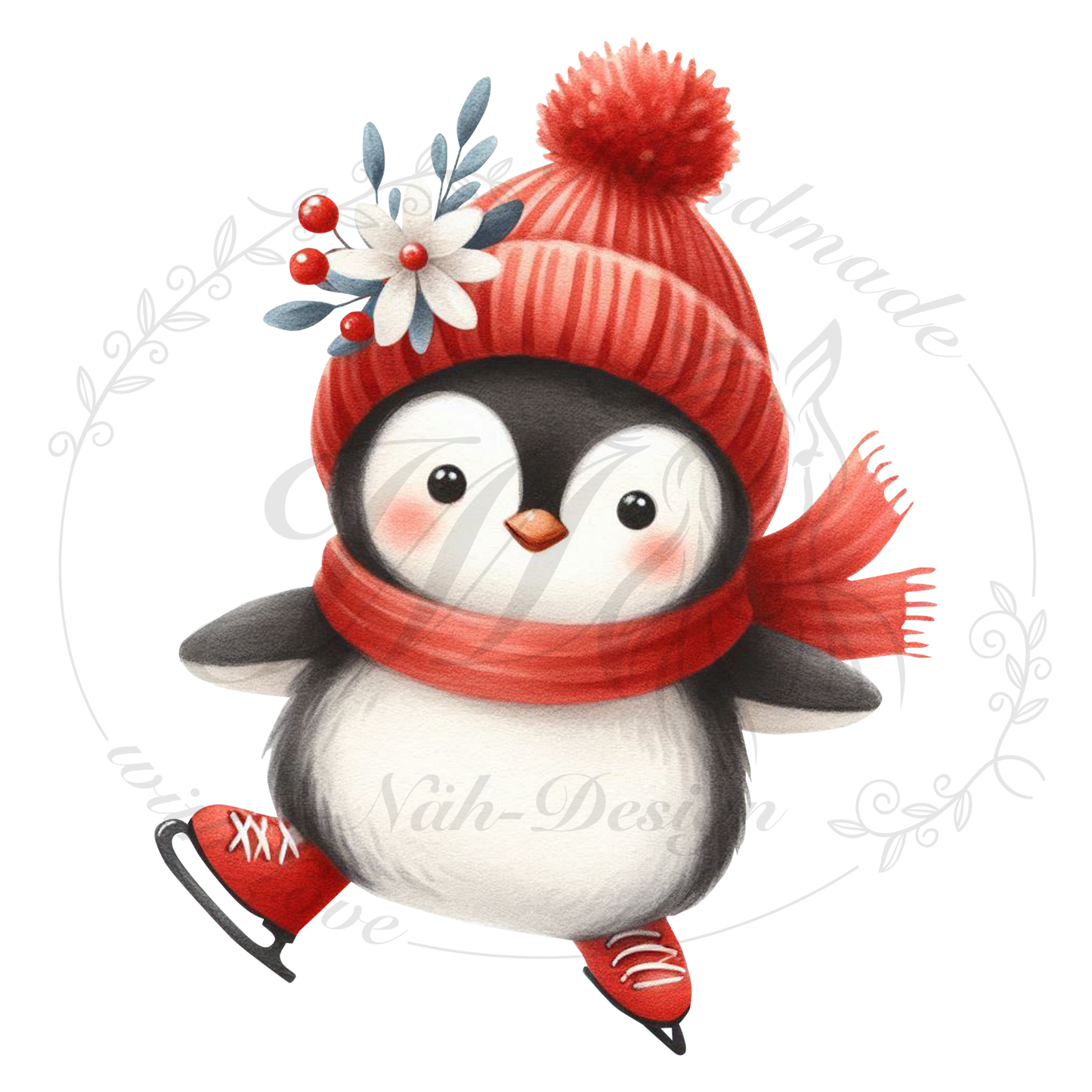 Bügelbild Frostige Eleganz