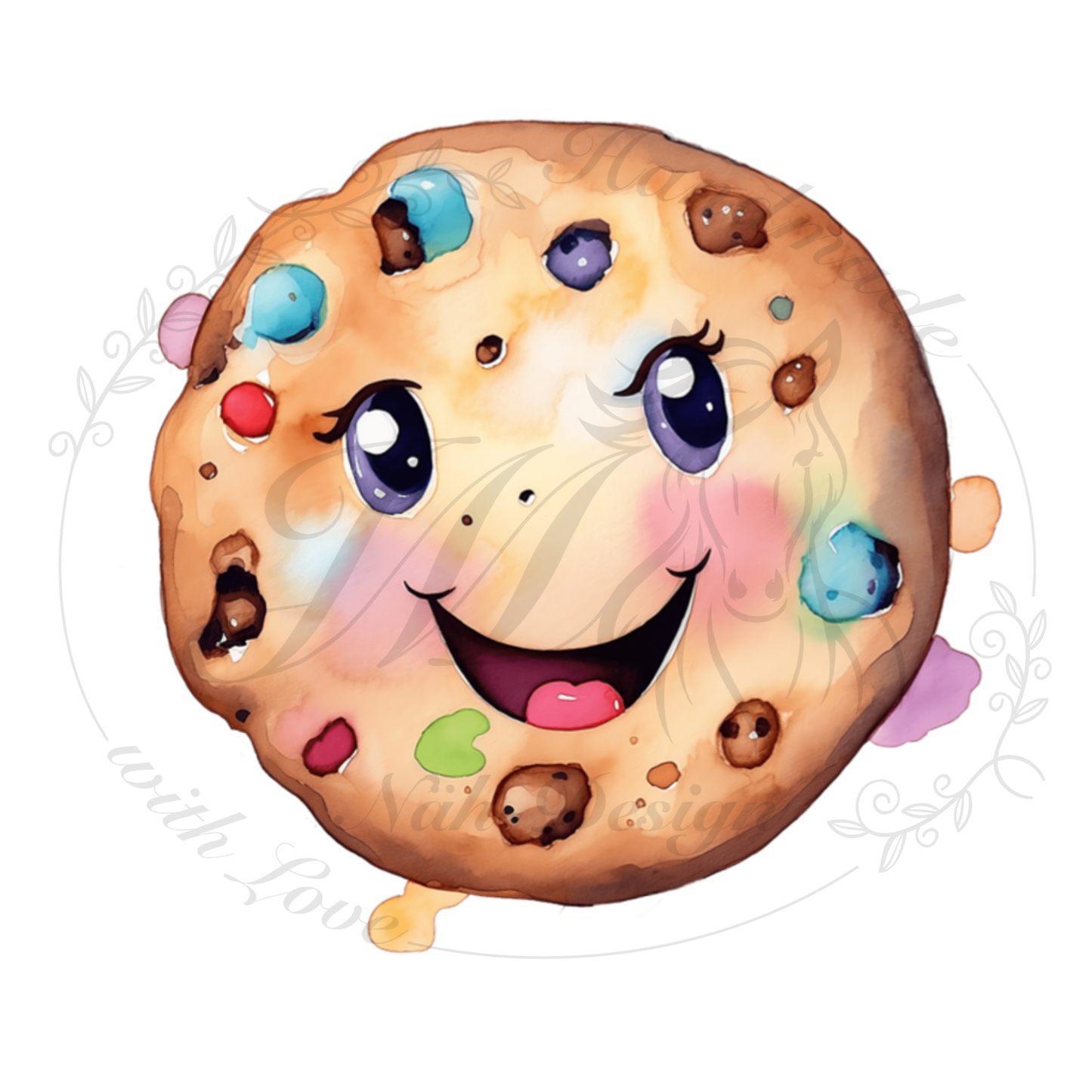 Bügelbild Color Cookie