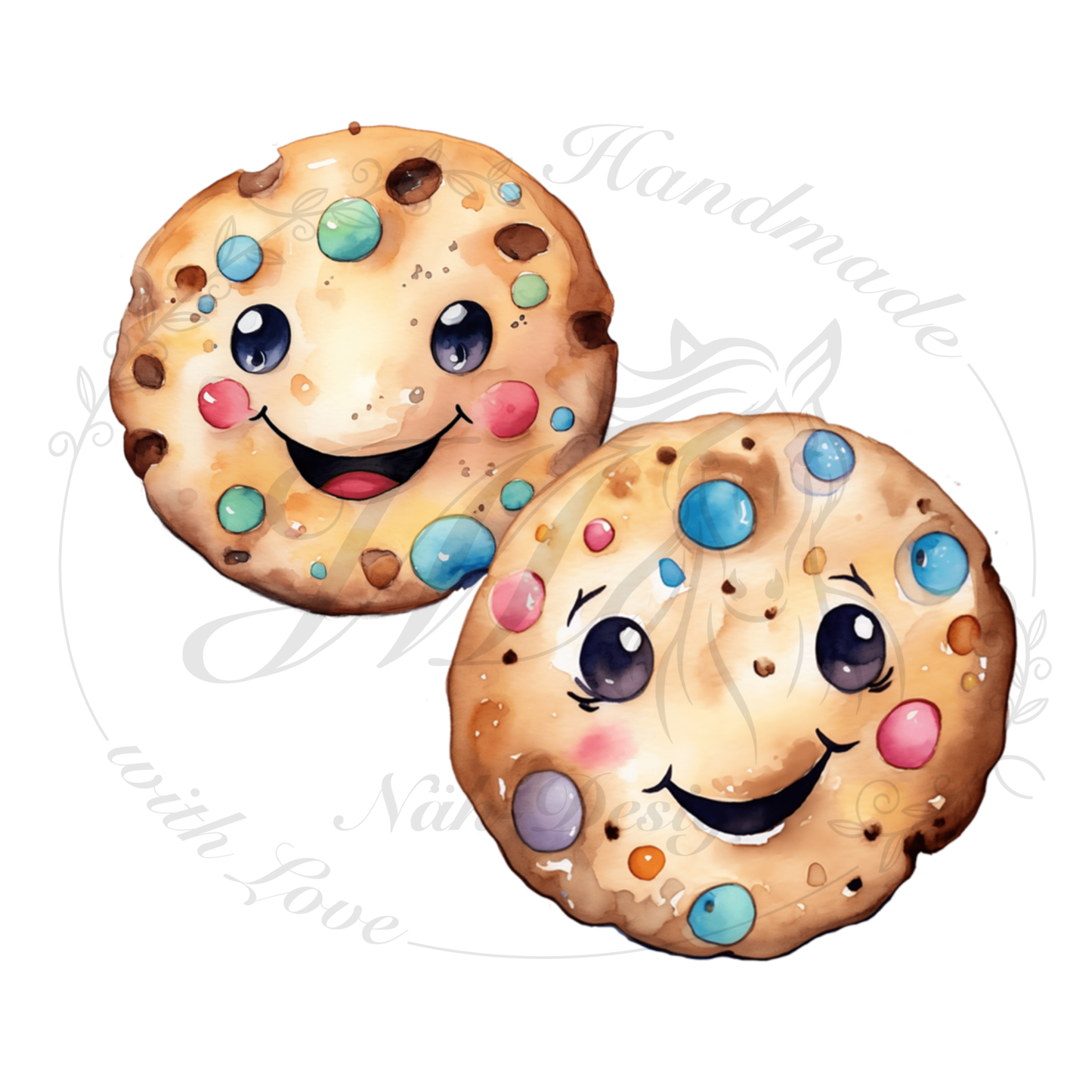 Bügelbild Color Cookie