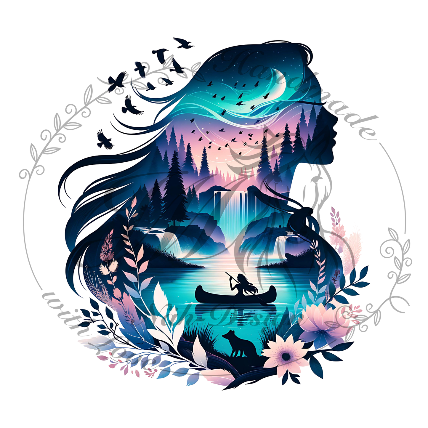 Bügelbild Wasserfälle der Seele