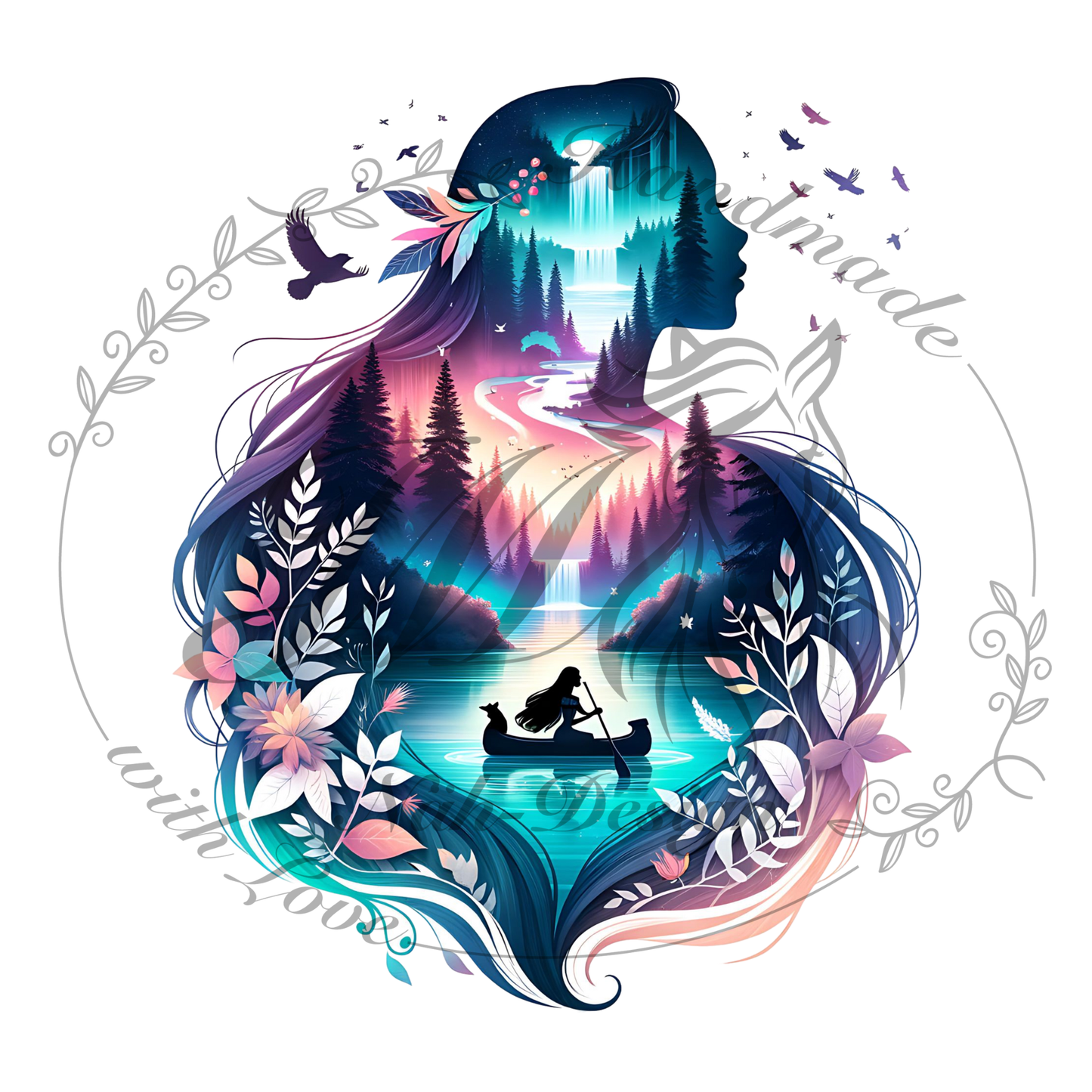 Bügelbild Wasserfälle der Seele