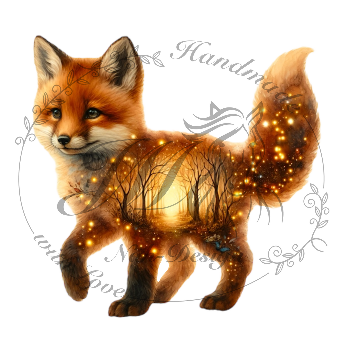 Bügelbild Die Seele des Waldes