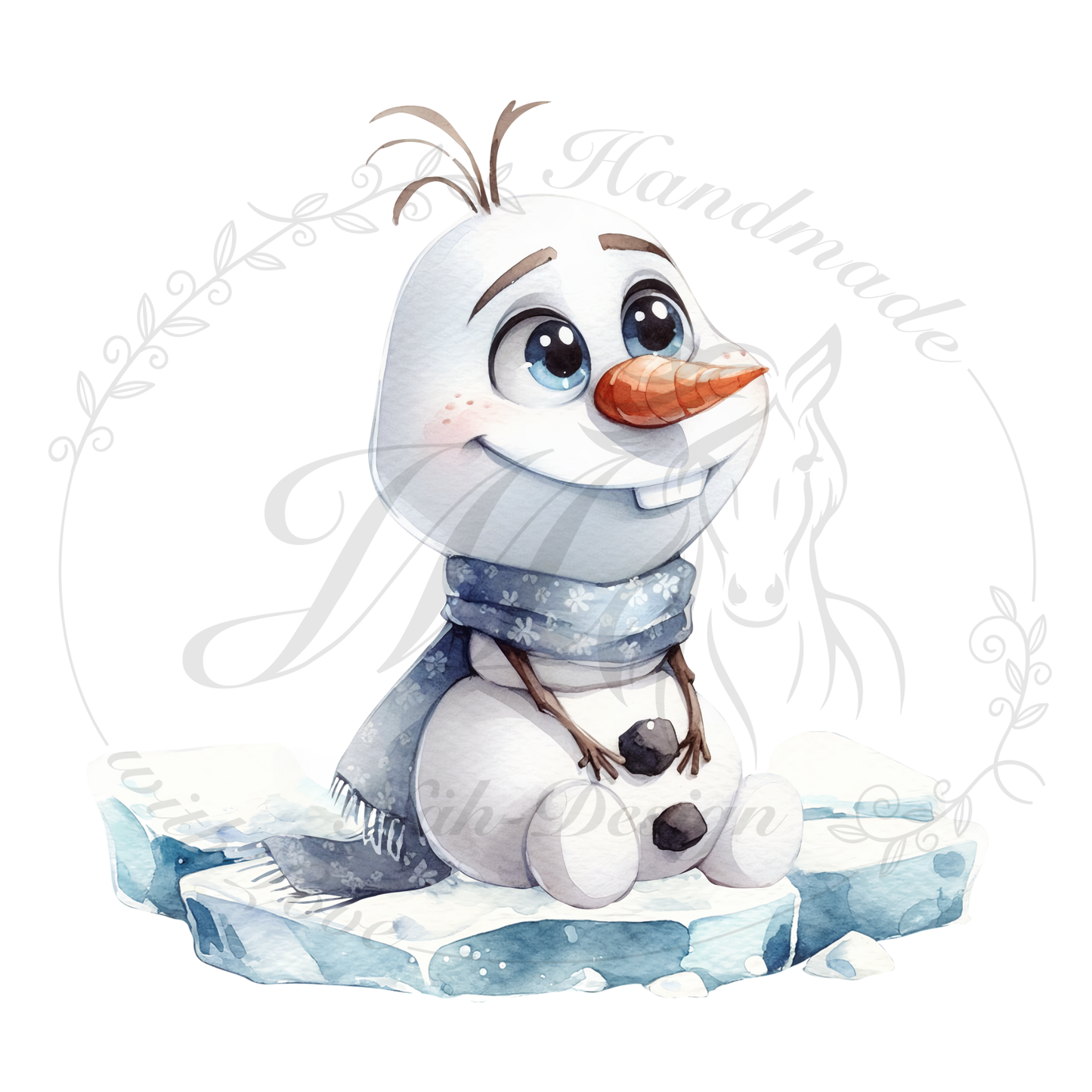 Bügelbild Happy Snow Day