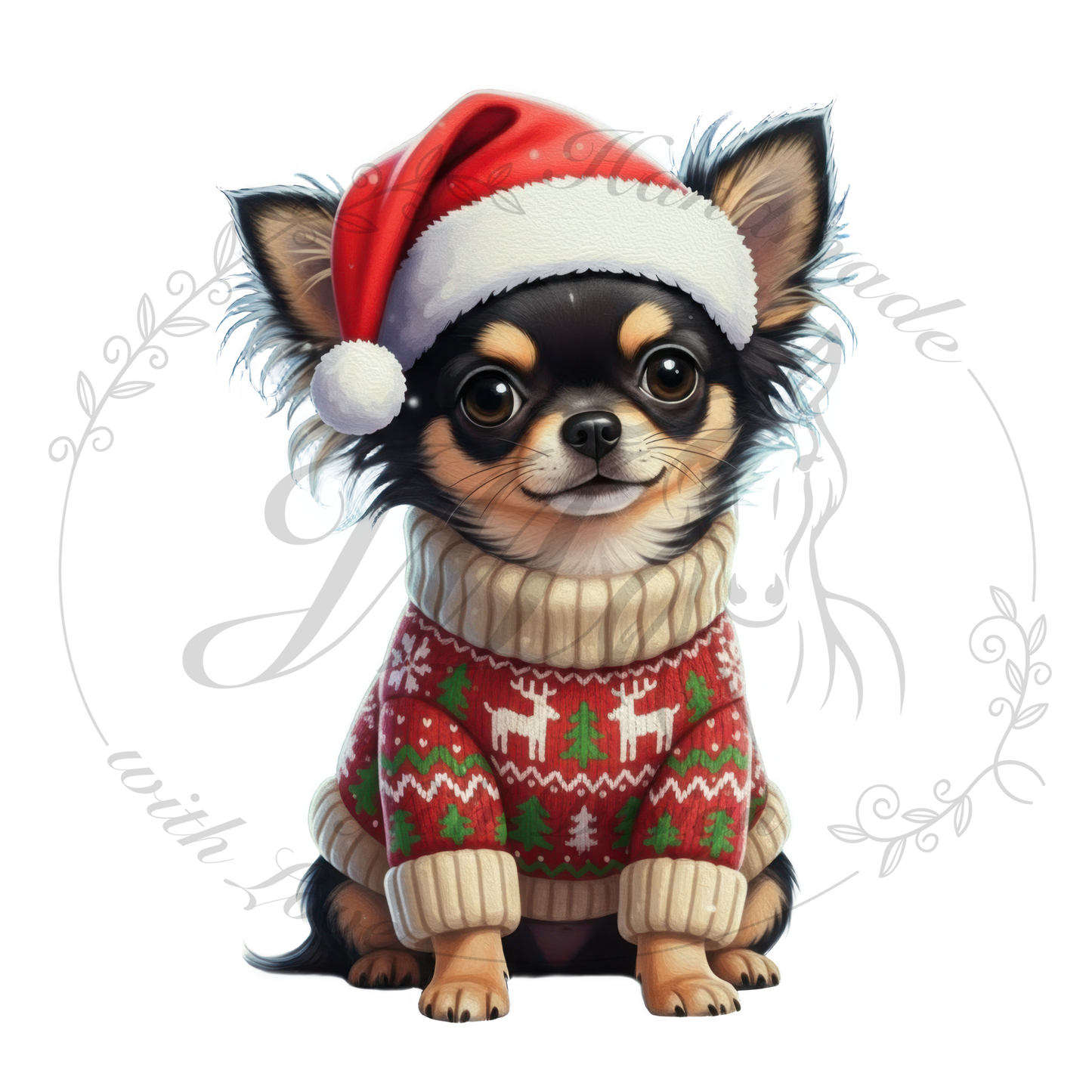 Bügelbild Festliche Fellnasen