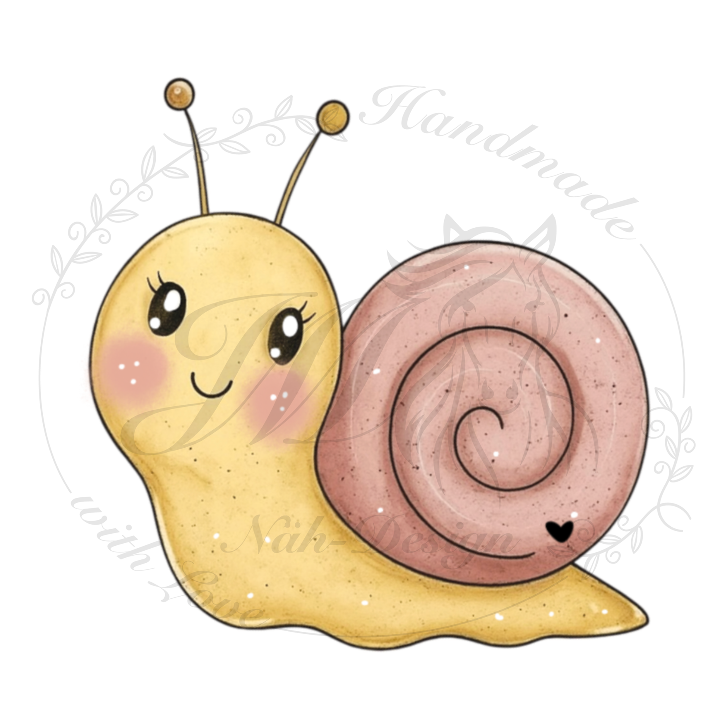 Bügelbild Süße Schnecke