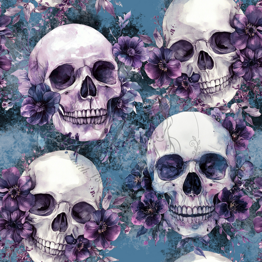 Flower skull