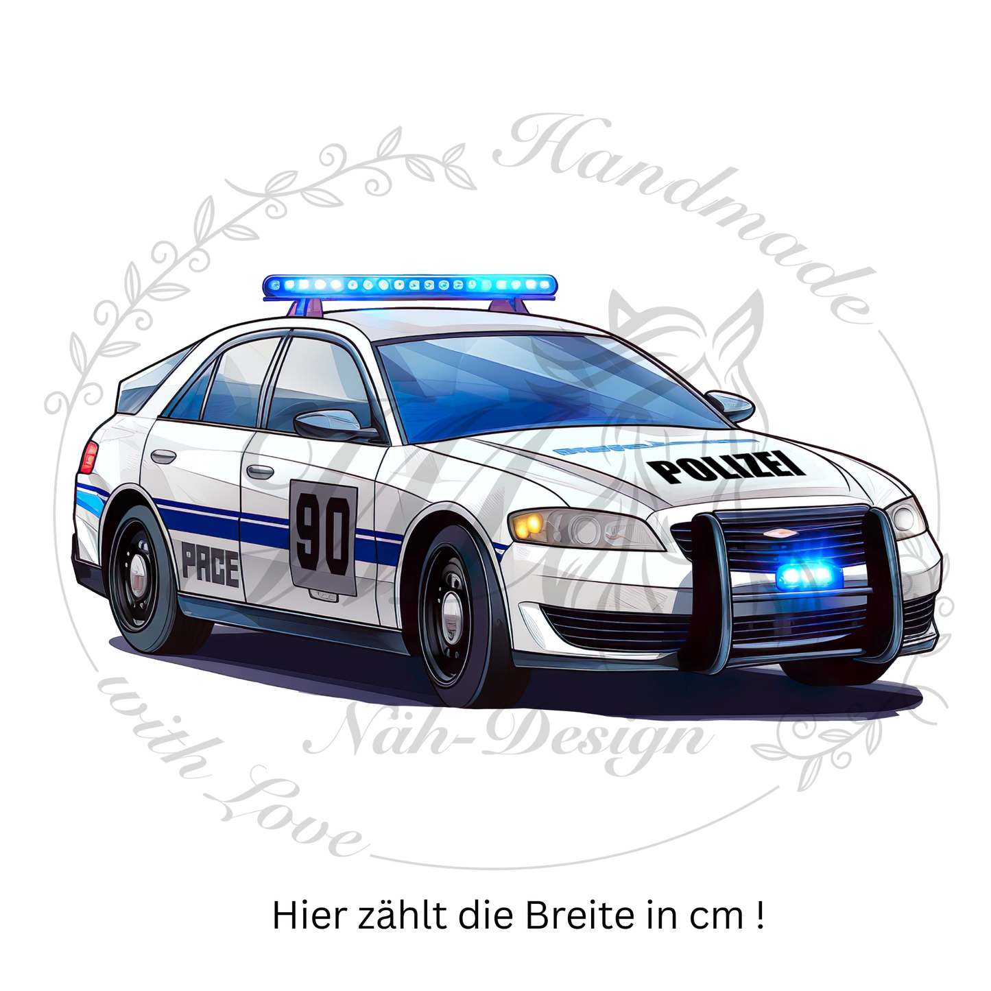 Bügelbild Polizei