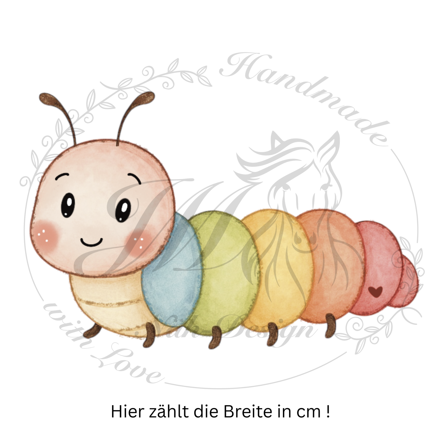 Bügelbild Raupenland