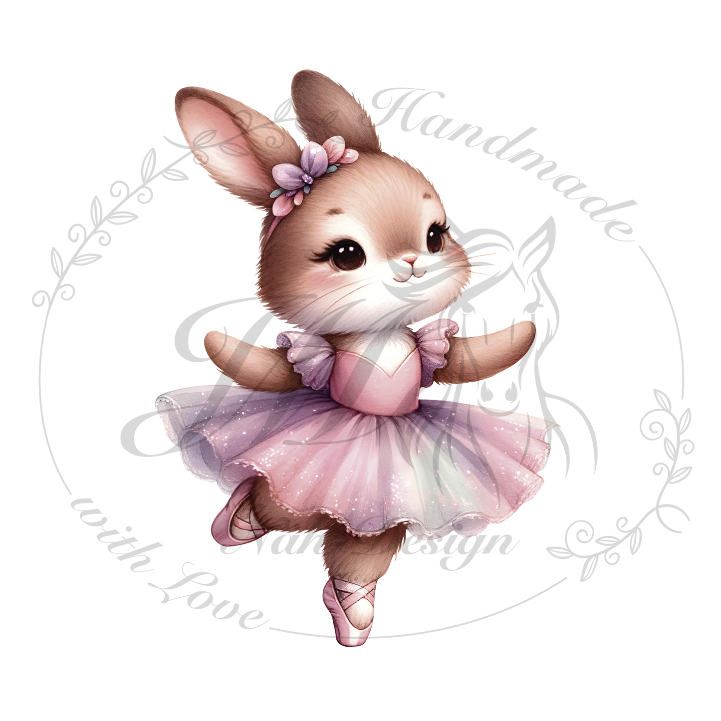 Bügelbild Ballet Bunnies