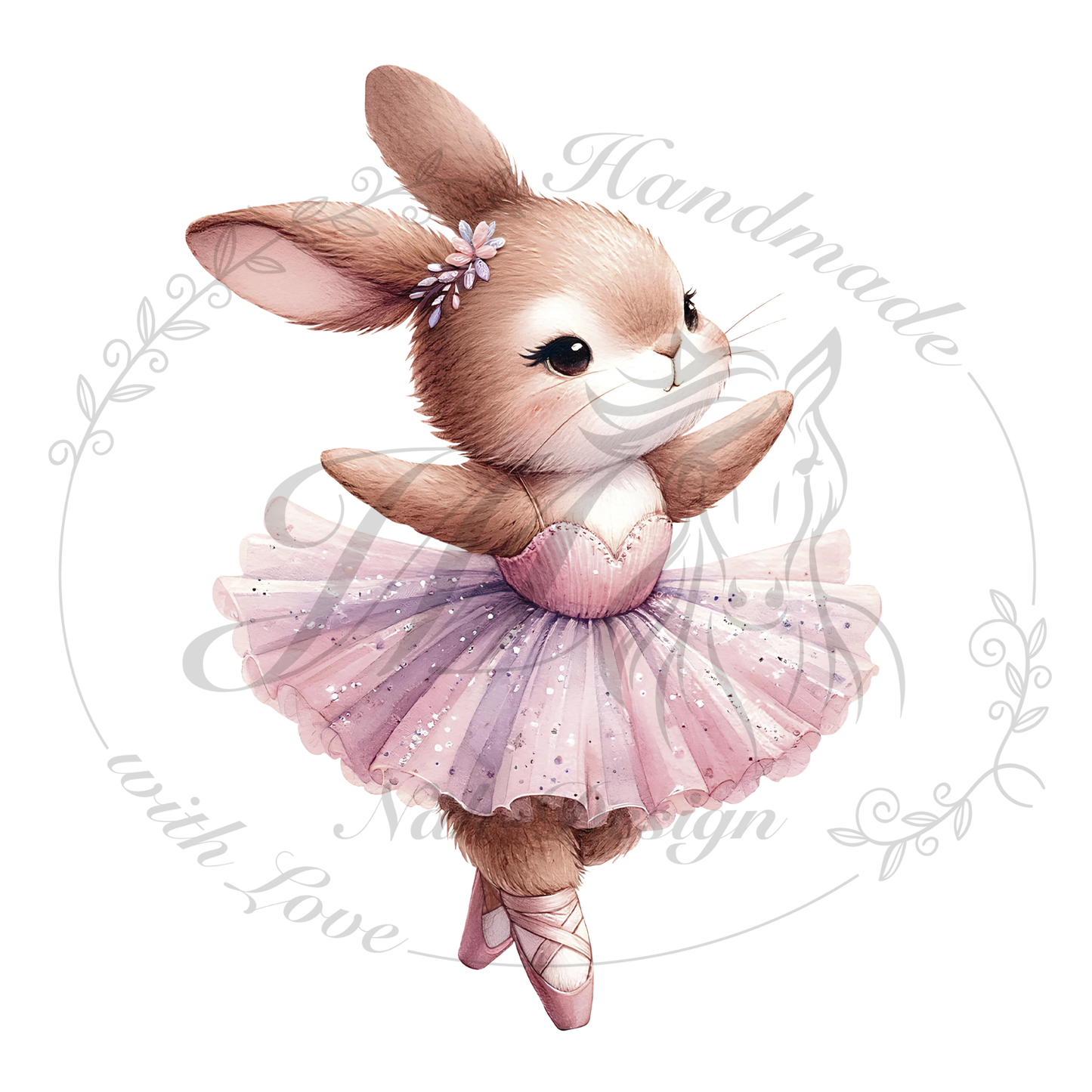 Bügelbild Ballet Bunnies