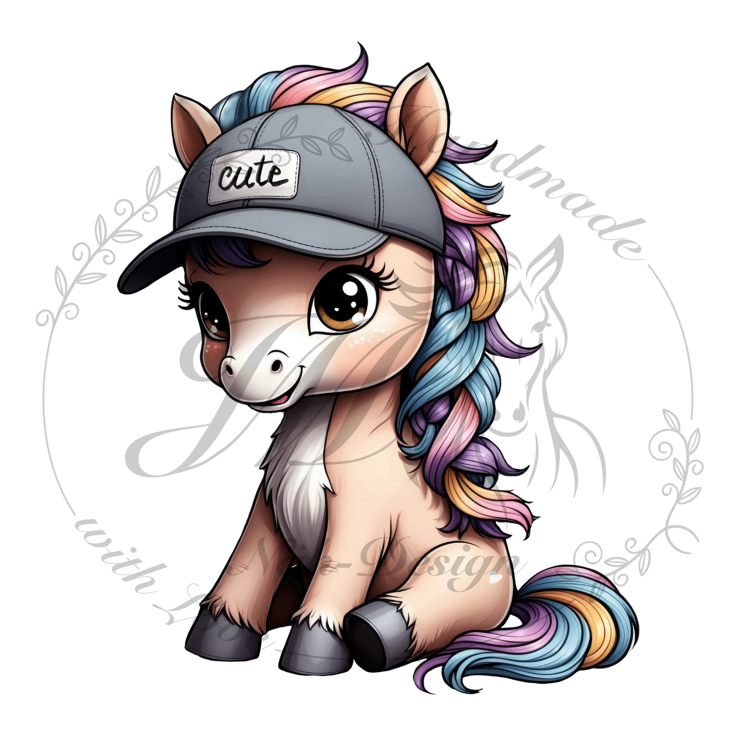 Bügelbild Cool ponies