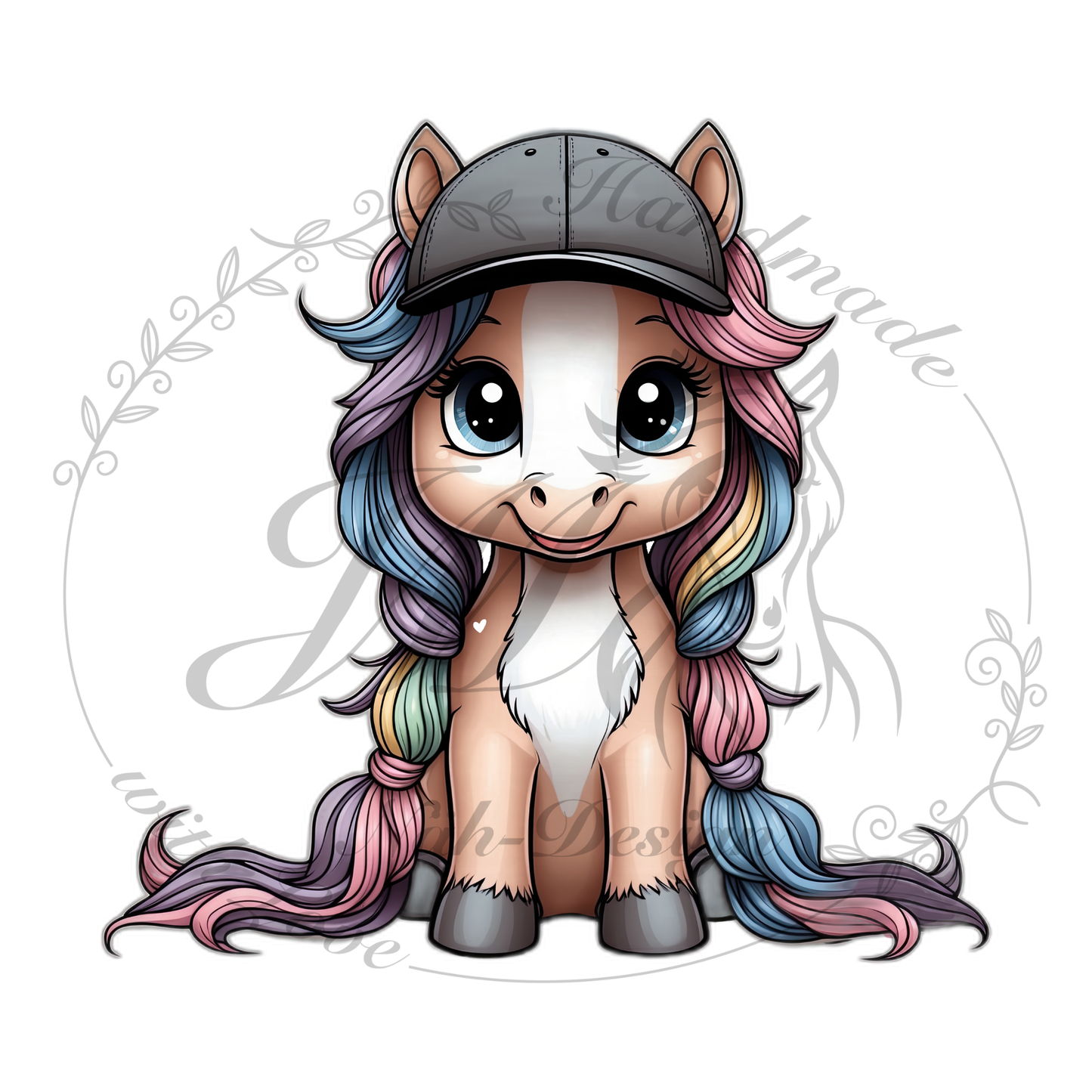Bügelbild Cool ponies
