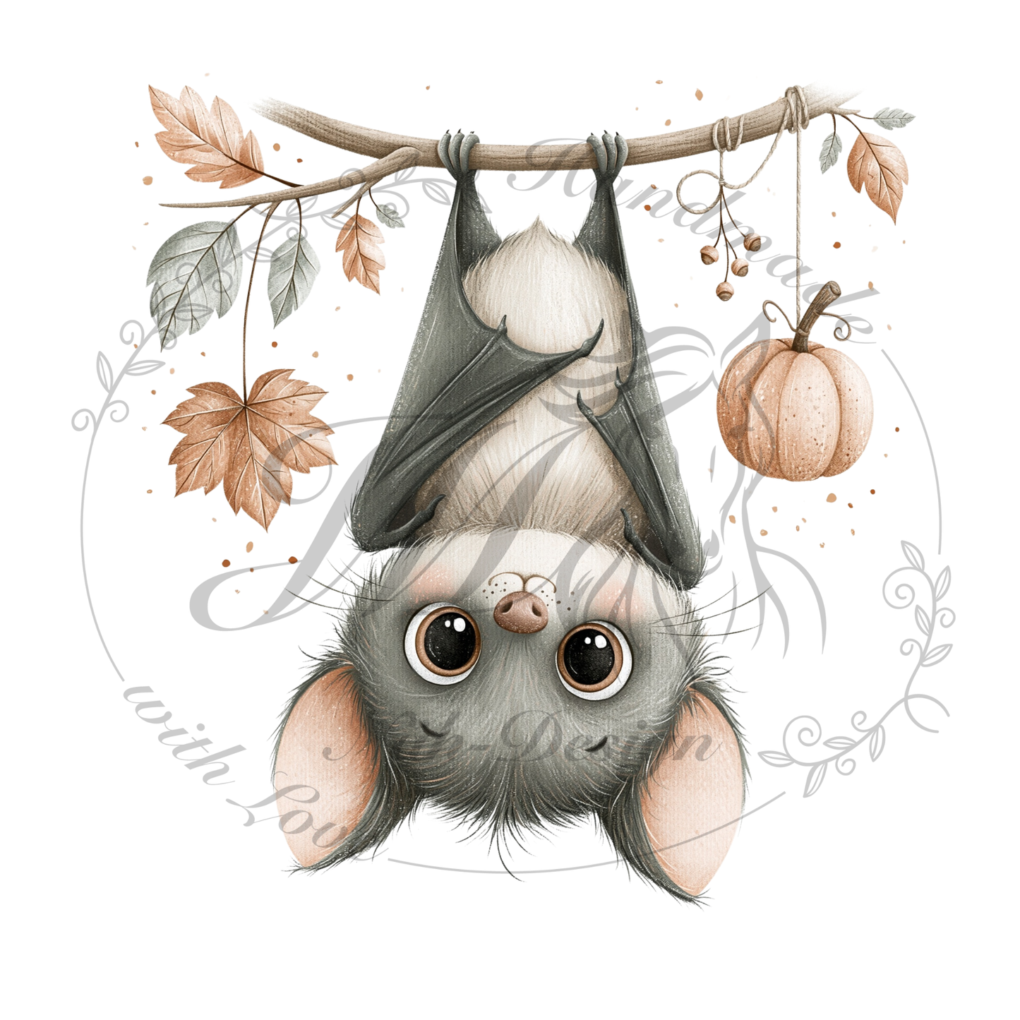 Bügelbild Fledermaus