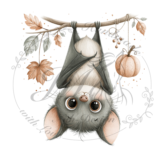 Bügelbild Fledermaus