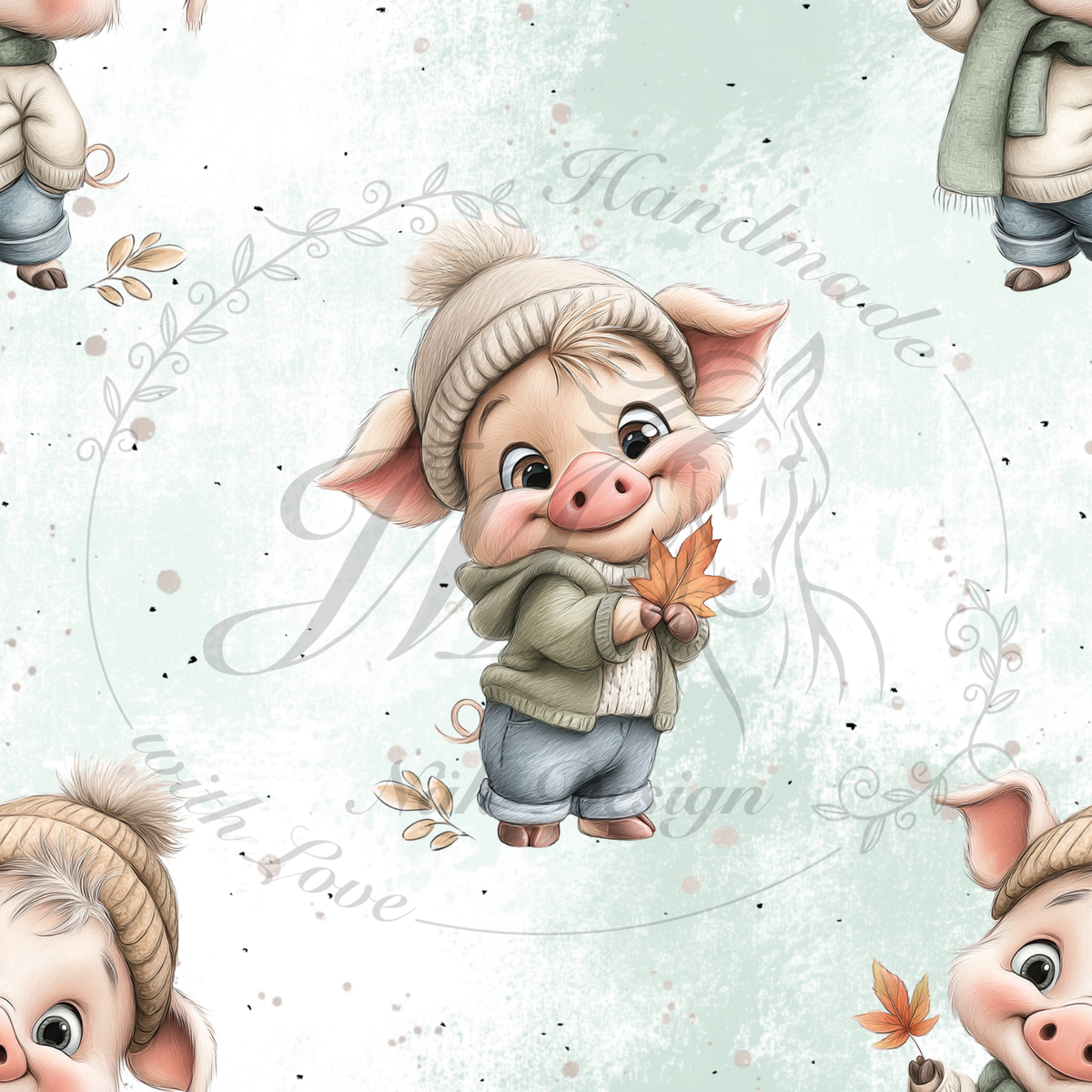 Herbst Schweinchen