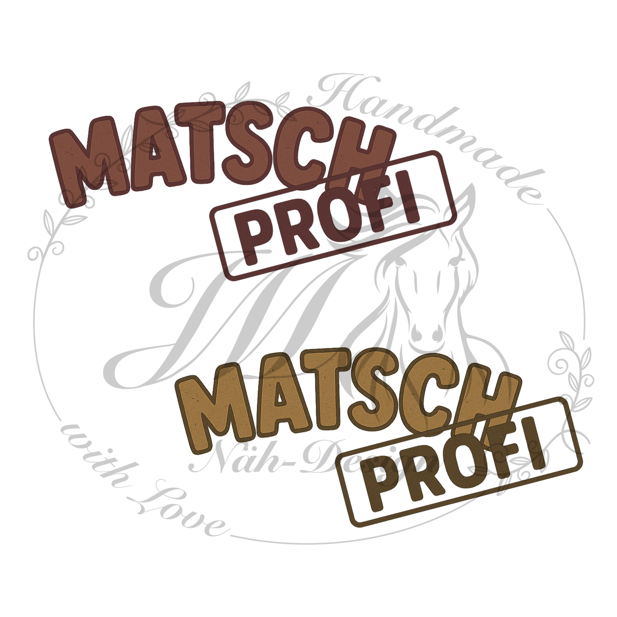 Bügelbild Matsch Profi