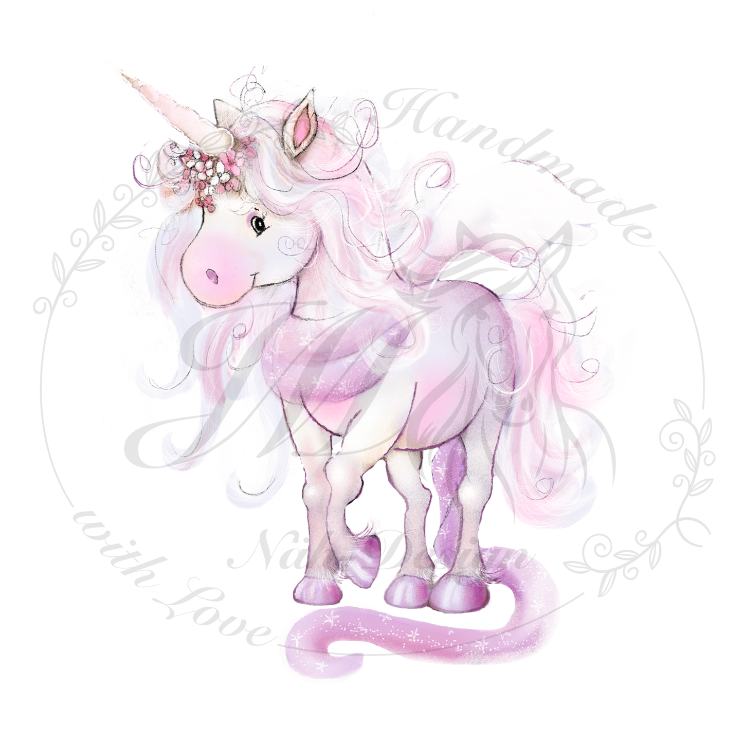 Bügelbild Einhorntraum