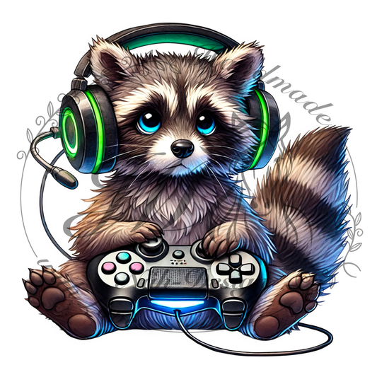 Bügelbild Gamer